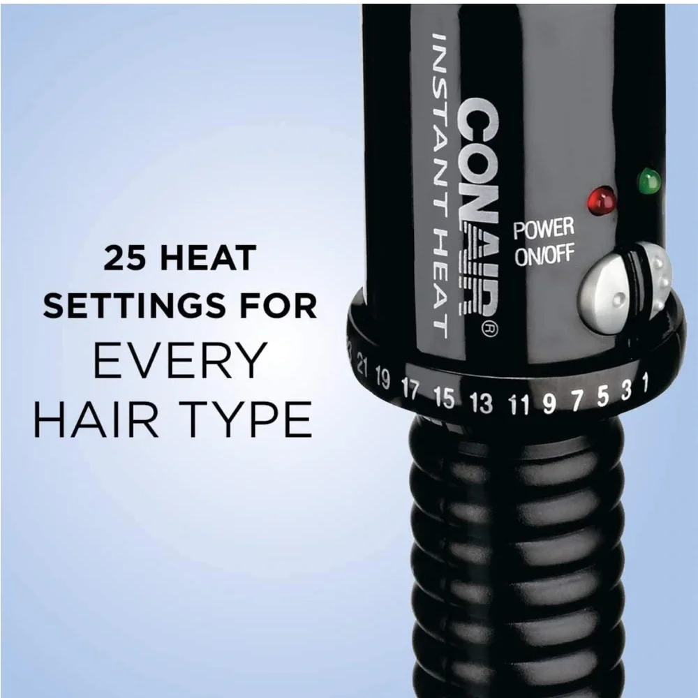 Conair Instant Heat Styling Brush, 1 1/4-Inch loose curls